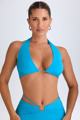 Plunge Halterneck Crop Top