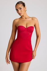Strapless Sweetheart Mini Dress