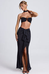 Cascading Ruffle Maxi Skirt
