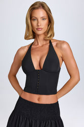 Halterneck Corset Top