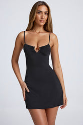 Hardware Detail A Line Mini Dress