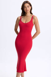 Open Back Midi Dress