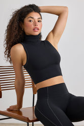 Soft Turtleneck Tank Top