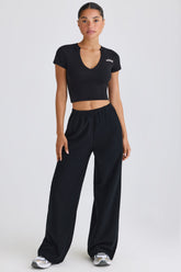 Casual Wide Leg Joggers