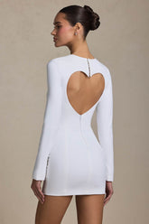 Heart Back Cut Out Bodycon Dress
