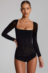 Cap Sleeve Lace Bodysuit