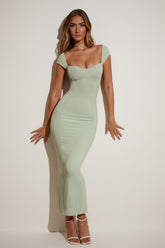 Sweetheart Neckline Maxi Dress