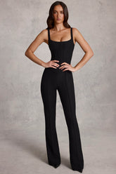 Corset Flared Jumpsuit