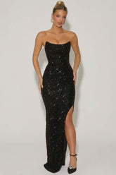 Embellished Corset Gown