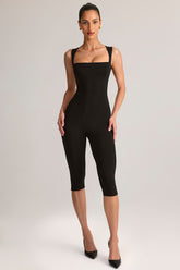 Scoop Neck Capri Jumpsuit