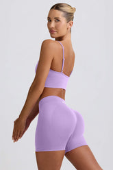 Seamless High Waist Mini Shorts