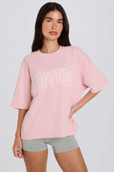 Oversized Pink Cotton Tee