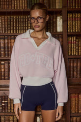 Oversized Pink Knit Sweater