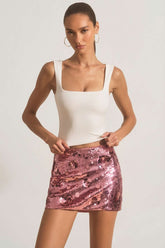 Square Neck Ribbed Tank Top