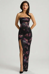 Beaded Bandeau Maxi Dress