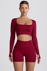 Seamless Long Sleeve Crop Top