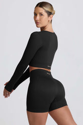 Seamless High Waist Sculpting Shorts