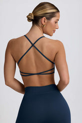 Seamless Backless Sports Bra
