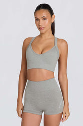 Seamless Grey Sculpt Shorts