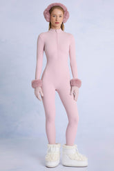 Powder Pink Thermal Jumpsuit