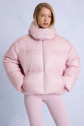 Powder Pink Cropped Ski Jacket