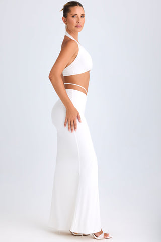 Hardware Detail Maxi Skirt