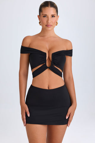 Slinky A Line Mini Skirt