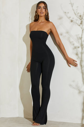 Strapless Flared Jumpsuit