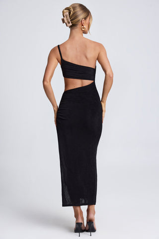 Asymmetric One Shoulder Maxi Dress