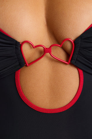 Contrast Stitch Mini Dress