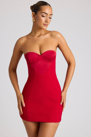 Strapless Sweetheart Mini Dress