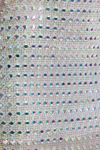 V Neck Embellished Mini Dress