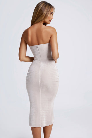 Cut Out Fishtail Midi Dress