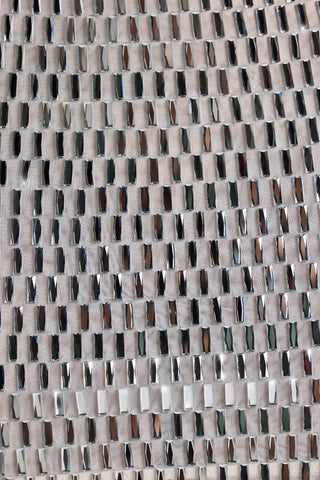 Sparkling Embellished Mesh Mini Skirt