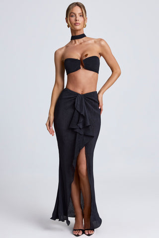 Cascading Ruffle Maxi Skirt