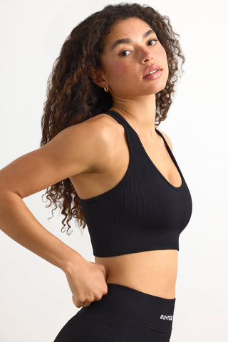 Wide Strap Racerback Sports Bra