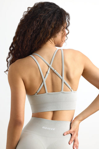 Seamless Strappy Sports Bra