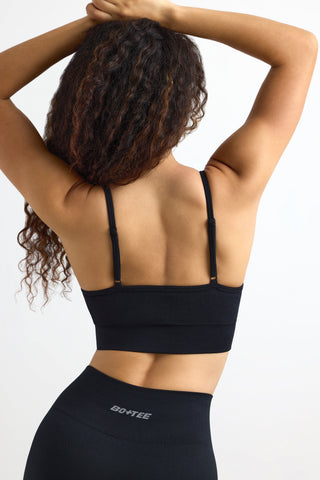 Sculpted Scoop Neck Sports Bra