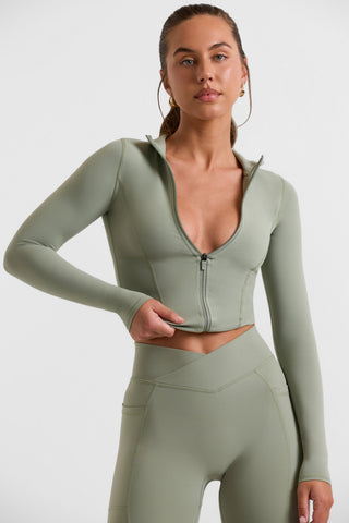 Sleek Zip Up Active Jacket