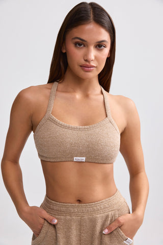 Terry Towelling Scoop Neck Bralette