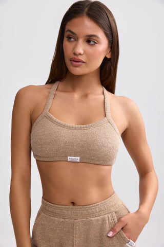 Terry Towelling Scoop Neck Bralette