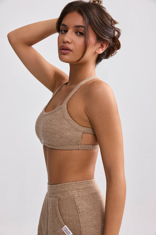 Terry Towelling Scoop Neck Bralette