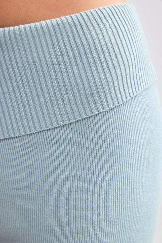 Chunky Knit Flare Trousers