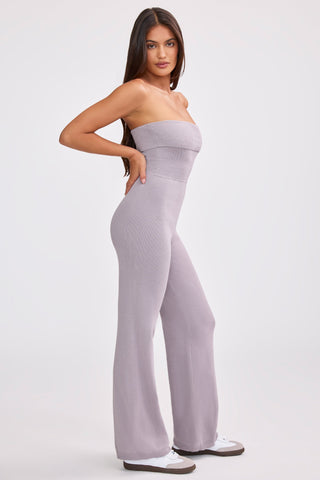 Lavender Chunky Knit Jumpsuit