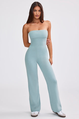 Chunky Knit Bandeau Jumpsuit