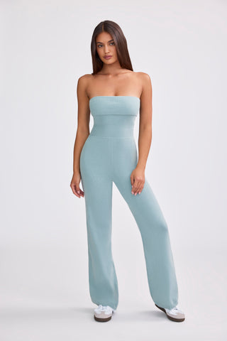 Chunky Knit Bandeau Jumpsuit