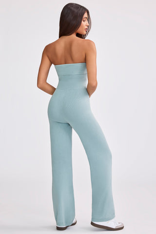 Chunky Knit Bandeau Jumpsuit