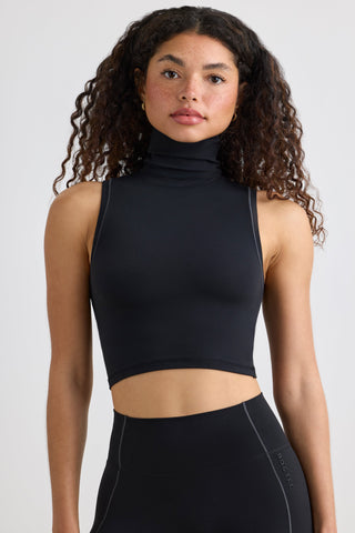 Soft Turtleneck Tank Top