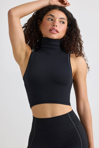 Soft Turtleneck Tank Top