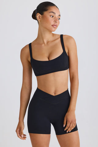 Contrast Trim Sports Bra